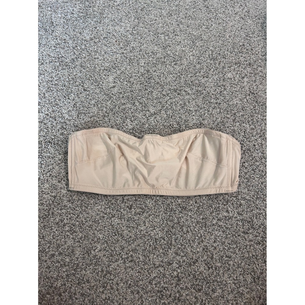 Victoria's Secret‎ Nude Beige Strapless Underwire Bandeau Bra 36B VTG y2k
